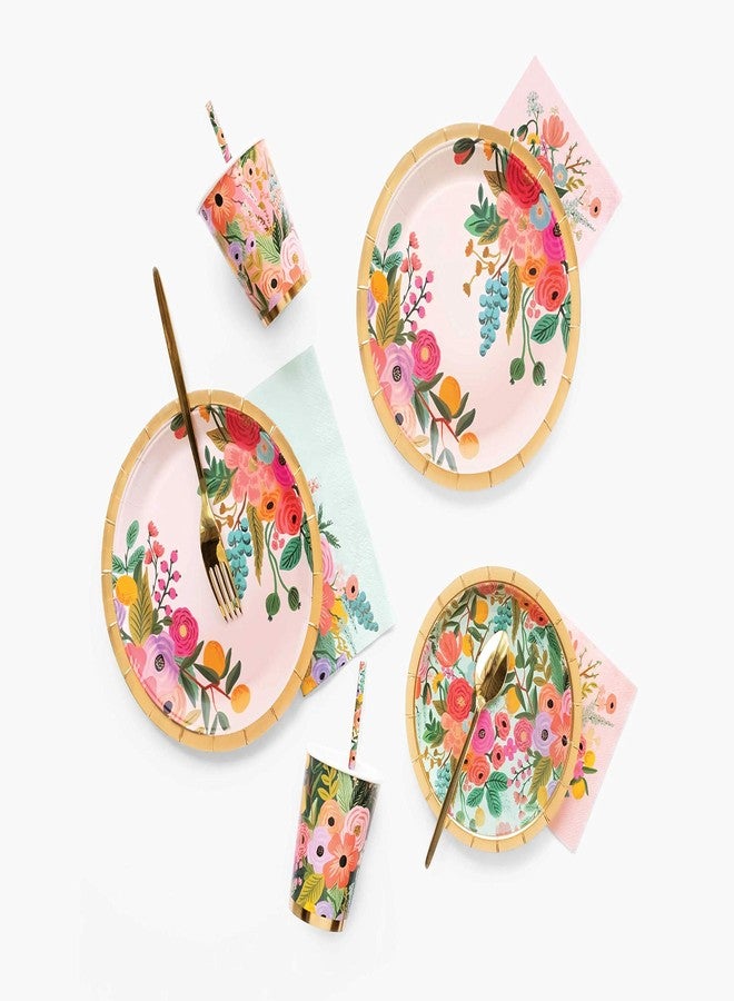 RIFLE PAPER CO. Garden Party Paper Straws, Set of 25, 7.5" L, Durable and Decorative Straws, Printed in Full Color, Matches Garden Party Occasions Set - Image 3